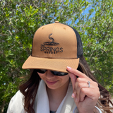 The Springs Resort Trucker Hat (Caramel)