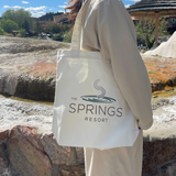 The Springs Resort Canvas Tote (Natural)