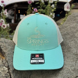The Springs Resort Trucker Hat (Aqua)