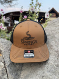The Springs Resort Trucker Hat (Caramel)