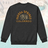 Pagosa Springs Knit Sweatshirt (Black/Gold)