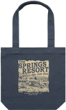 The Springs Resort Canvas Tote Bag (San Juan River)