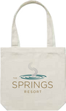 The Springs Resort Canvas Tote (Natural)