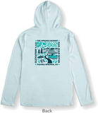 The Springs Resort UPF 50 Sun Hoodie (Arctic Blue)