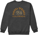 The Springs Resort Knit Sweatshirt (Black/Gold)